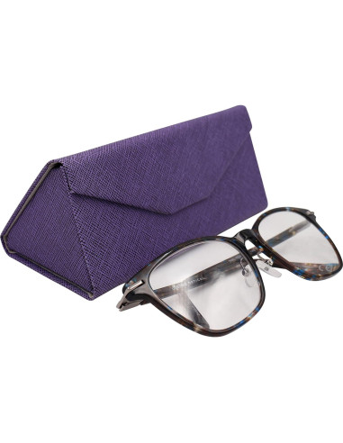 Estuche de Gafas Real Sic Púrpura Duro Plegable 16 cm