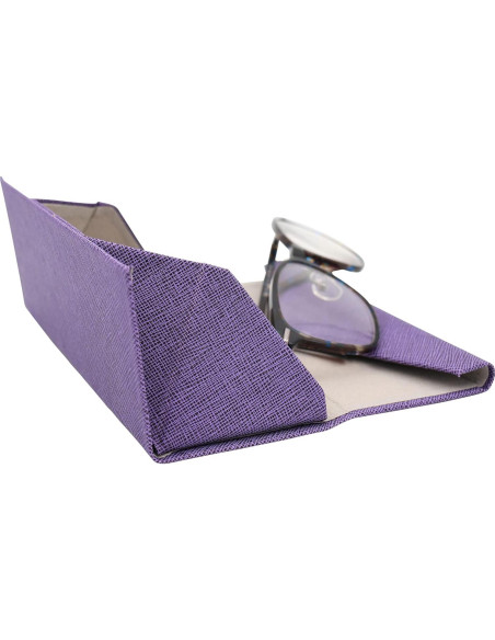 Estuche de Gafas Real Sic Púrpura Duro Plegable 16 cm