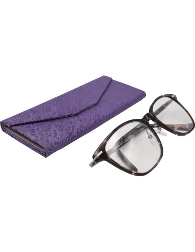 Estuche de Gafas Real Sic Púrpura Duro Plegable 16 cm