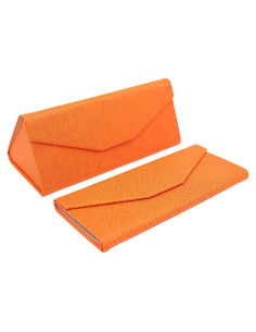 Estuche de Gafas Real Sic Naranja - Duro y Plegable 16x7 cm