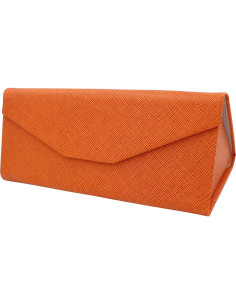 Estuche de Gafas Real Sic Naranja - Duro y Plegable 16x7 cm 2