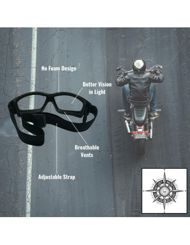 Gafas de Motocicleta Jiayuoptics Fotoquímicas Resistentes