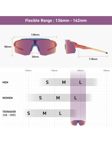 Gafas de sol EYEGLAD Motionview HD para deportes UV400