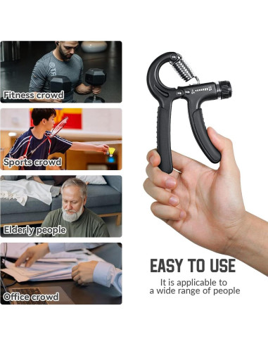 Fortalecedor de Agarre de Mano Tenalleys Ajustable 5-60kg