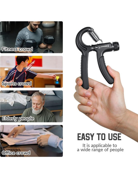 Fortalecedor de Agarre de Mano Tenalleys Ajustable 5-60kg