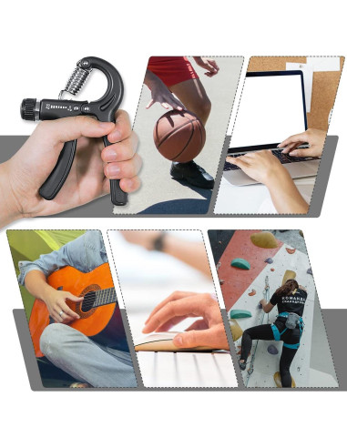 Fortalecedor de Agarre de Mano Tenalleys Ajustable 5-60kg