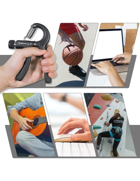 Fortalecedor de Agarre de Mano Tenalleys Ajustable 5-60kg