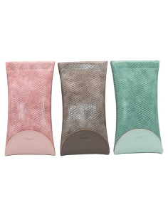 Pack 3 Fundas de Gafas PU con Cierre Superior