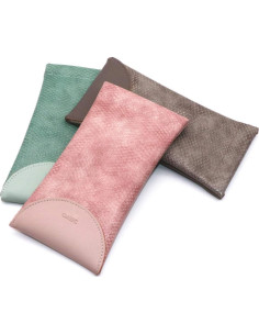 Pack 3 Fundas de Gafas PU con Cierre Superior 2