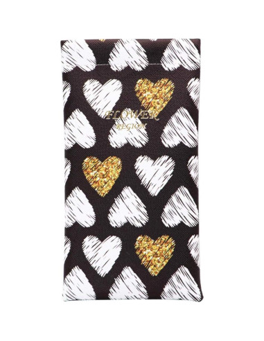 Pack 3 Fundas de Gafas PU con Tapa de Presión