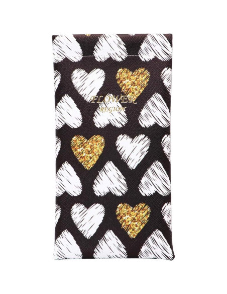 Pack 3 Fundas de Gafas PU con Tapa de Presión