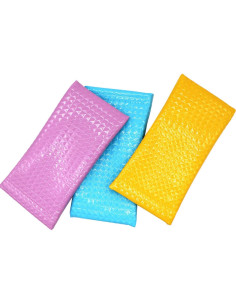 Pack 3 Fundas de Gafas PU con Tapa de Presión 17,15 cm 2