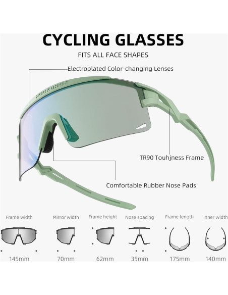 Gafas de Ciclismo ROCKBROS UV Protección Viento Arena