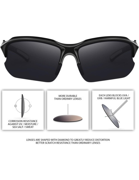 Gafas de sol deportivas DioKiw UV protección 3pcs