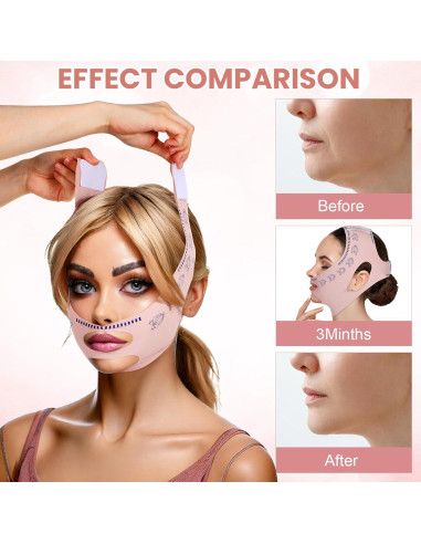 Correa Reutilizable Elevadora de Mandíbula CIATBYYJ - Transpirable