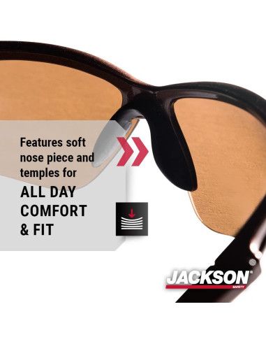 Gafas de Seguridad Jackson SG - Protección UV - Paquete 12