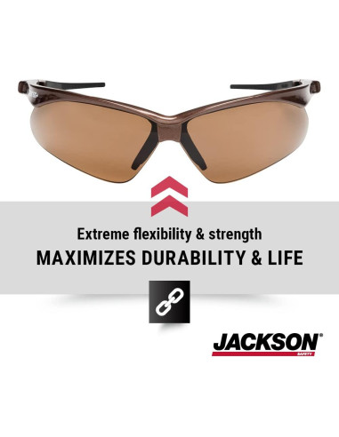Gafas de Seguridad Jackson SG - Protección UV - Paquete 12