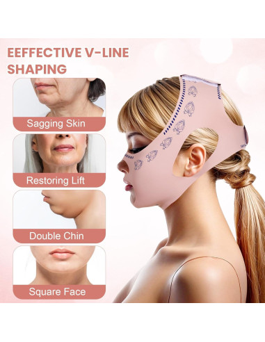 Correa Reutilizable Elevadora de Mandíbula CIATBYYJ - Transpirable