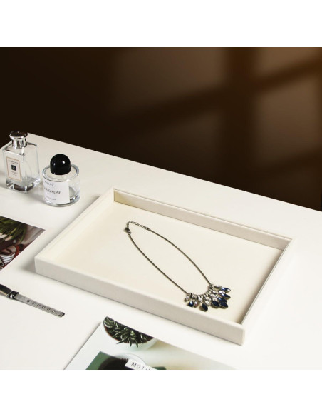 Organizador de Joyería Coward 2 Piezas Terciopelo Beige