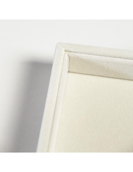 Organizador de Joyería Coward 2 Piezas Terciopelo Beige