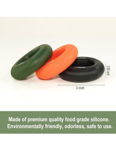 Entrenador de Fuerza de Agarre SIMPLECOOL 30-80 Lbs 3 Piezas 2