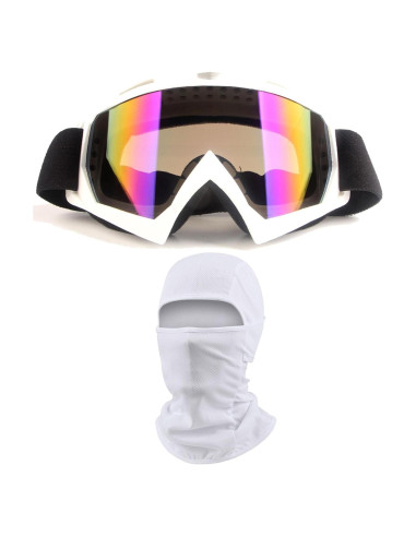 Gafas de Motocross Immoono con Balaclava y Lentes HD