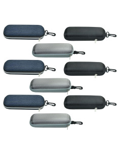 Estuches para gafas semi-rígidos unisex - 9 piezas