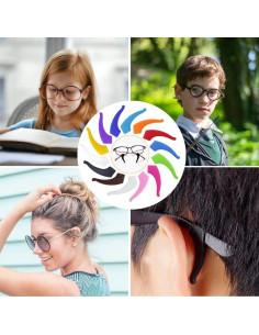 15 Ganchos Antideslizantes de Silicona para Gafas - YINGFENG 2