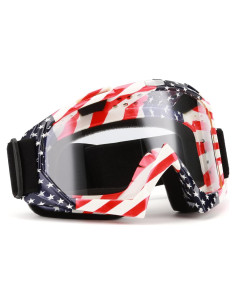 Gafas de Motocross ZukMi Unisex con Lente Clara y Ajustable