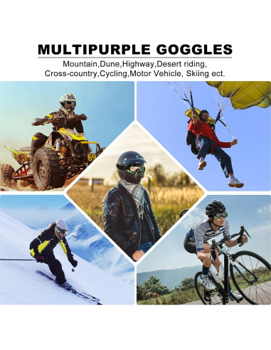 Gafas de Motocross ZukMi Verde Negro Lente Clara Ajustables