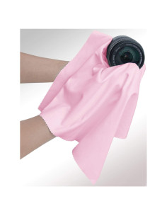 Paño de limpieza microfibra 50x50cm Rosa JOS para pantallas