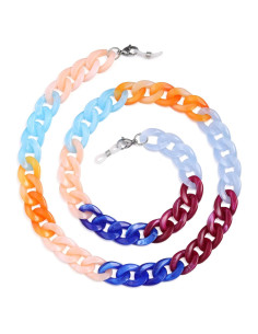 Cadena de Gafas Acrílica Multicolor para Mujeres 71 cm