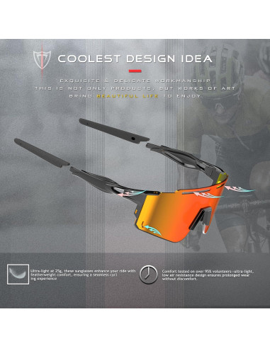 Gafas de sol ATTCL UV 400 para ciclismo y deportes