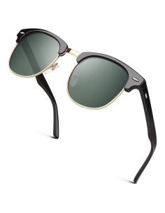 Gafas de Sol GQUEEN GQO6 Polarizadas Verde Clásico