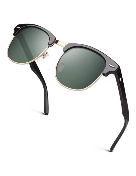 Gafas de Sol GQUEEN GQO6 Polarizadas Verde Clásico