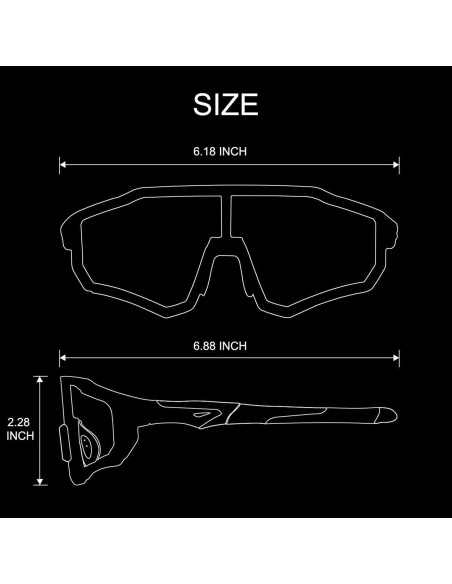 Gafas de sol fotocromáticas ROCKBROS para ciclismo UV400