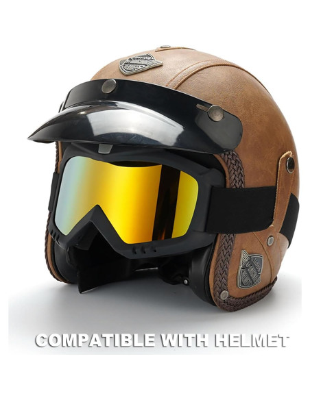 Gafas de Motocross Immoono con Bufanda - A prueba de Viento