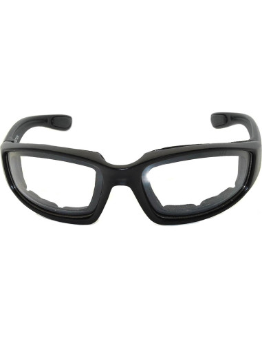 Paquete de 3 Gafas de Motocicleta Acolchadas UV400