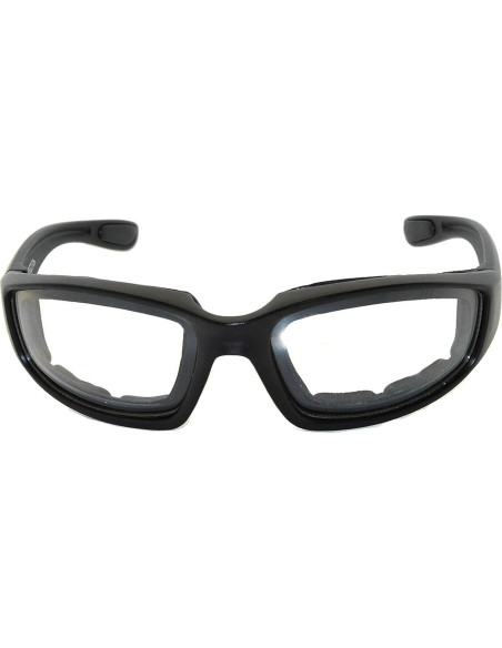 Paquete de 3 Gafas de Motocicleta Acolchadas UV400