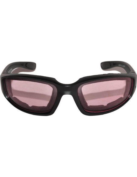 Paquete de 3 Gafas de Motocicleta Acolchadas UV400
