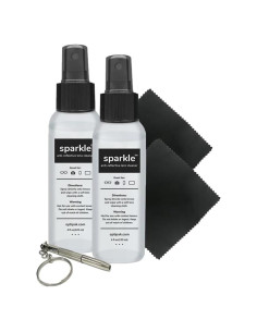 Kit de Limpieza de Lentes OPTIPAK - 2 Spray 118ml + Paños