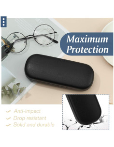 Estuche Duro para Gafas MoKo 16.3x6.6x3 cm Negro 2