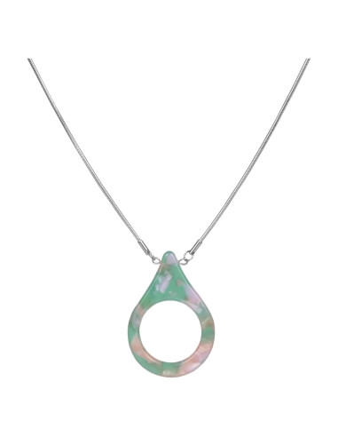 Cadena de Gafas de Sol Acero Inoxidable Verde YJGQ-001