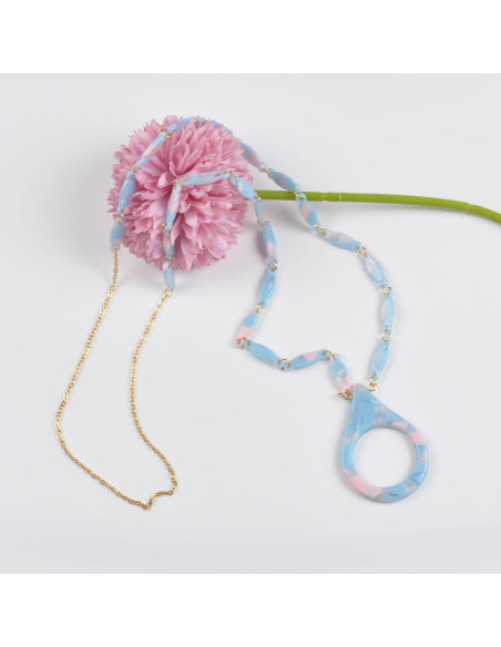 Cadena de Gafas de Sol Acero Inoxidable Dorado 75cm Mujeres