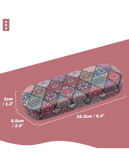 Estuche Duro para Gafas MoKo 16.3x6.6x3 cm Protección Total