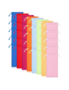 Flutesan 40 Fundas Microfibra para Gafas de Sol + 2 Paños