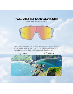 Gafas de sol deportivas WGKVP 5051 polarizadas UV400 2