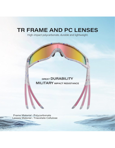 Gafas de sol deportivas WGKVP 5051 polarizadas UV400