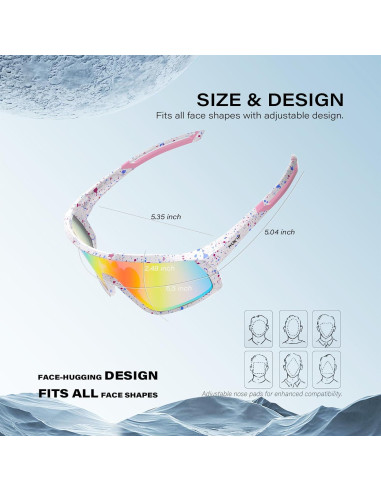 Gafas de sol deportivas WGKVP 5051 polarizadas UV400