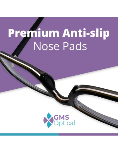 Almohadillas de Nariz GMS Óptico 10 Pares Antideslizantes